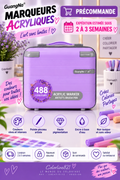 Guangna – Valise 488 feutres acryliques