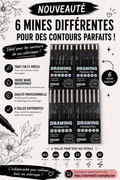 6 feutres guangna idéal contour