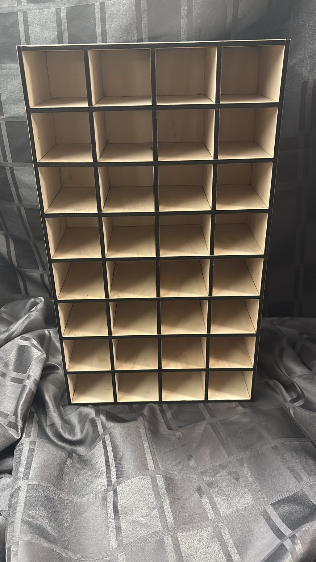 Meuble à cases personnalisé modulaire gravure au choix