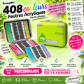 Guangna – Coffret 408 feutres acryliques