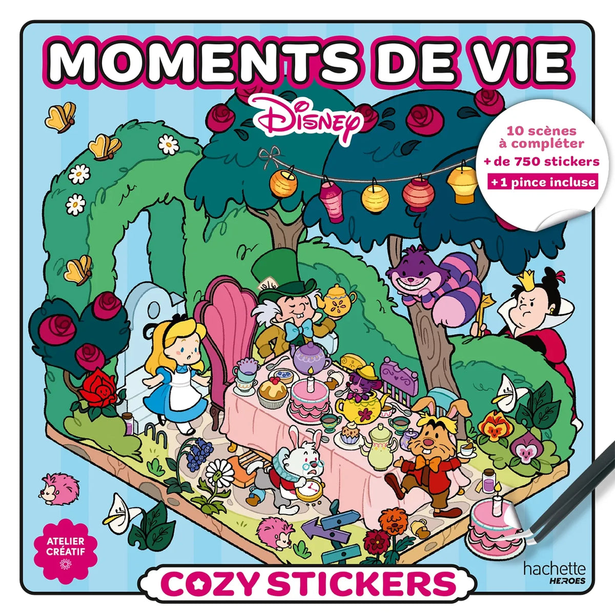Cozy stickers Disney (avec pince) - Moments de vie